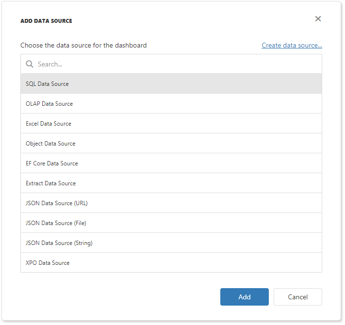 web-dashboard-data-sources