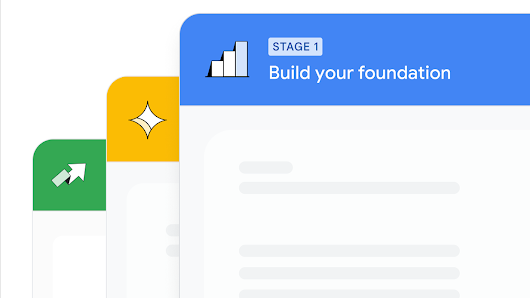 UI showing the recommended steps for the different stages of a user’s action plan layered on top of another.