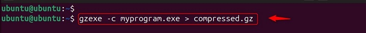 Writing Compressed Output to Standard Output
